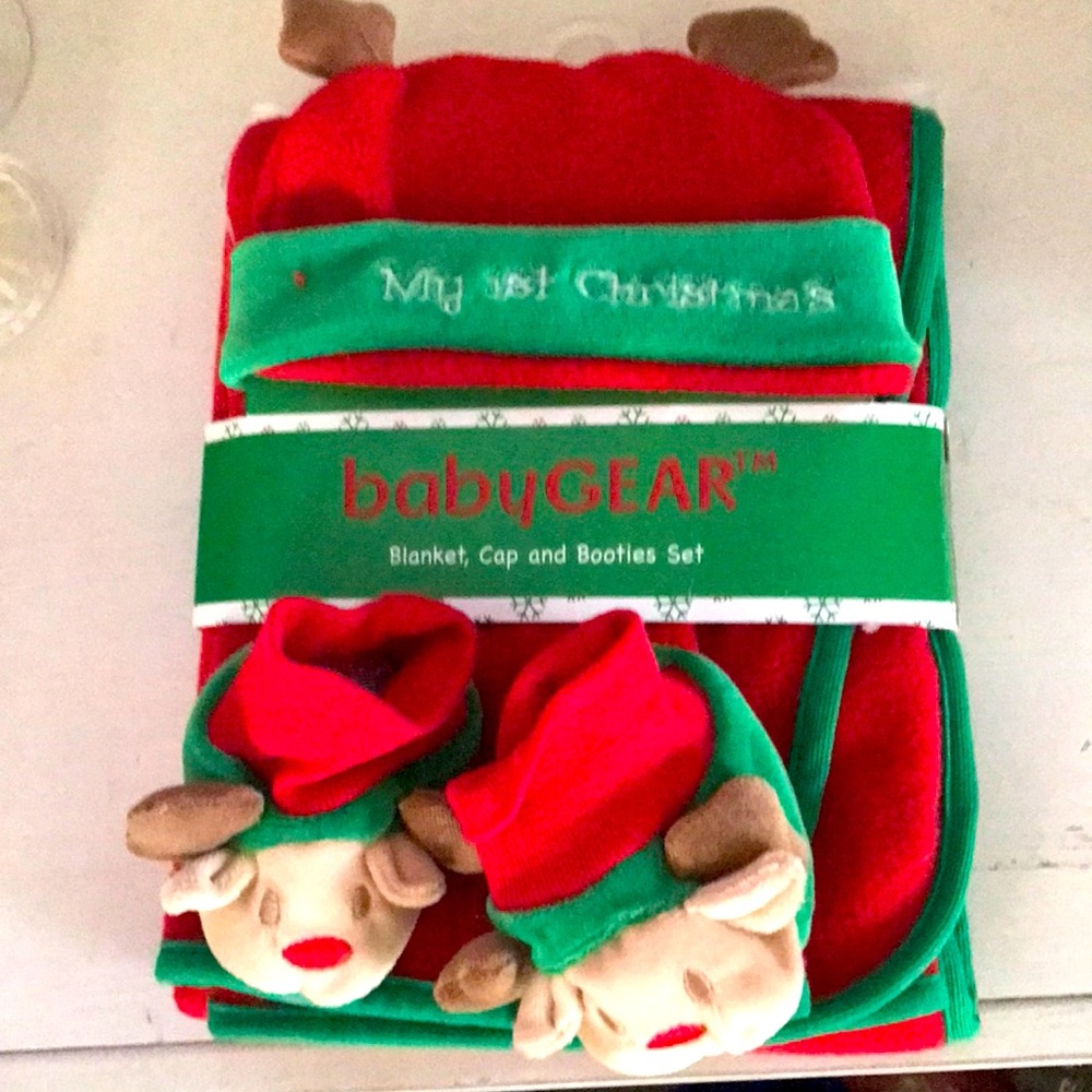 Baby gear “My First Christmas” set. NWT